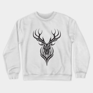 Stag Deer Animal Freedom World Wildlife Wonder Vector Graphic Crewneck Sweatshirt